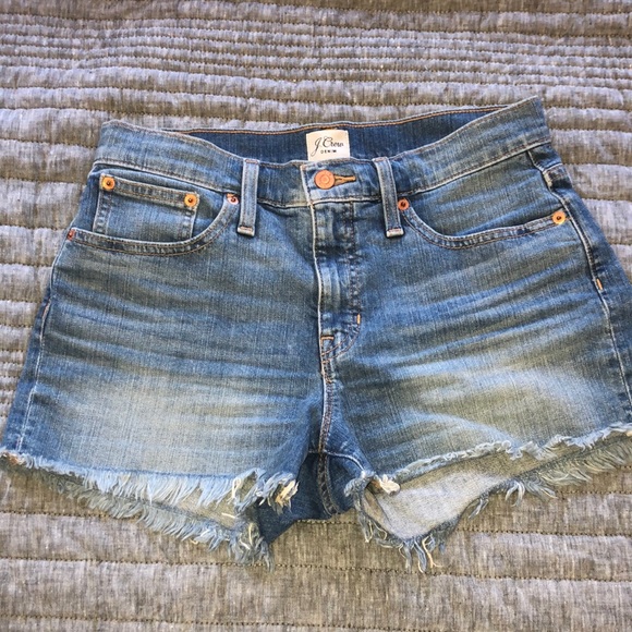 J.Crew Mid-rise denim short in Squash wash (Size 26) - Picture 2 of 6